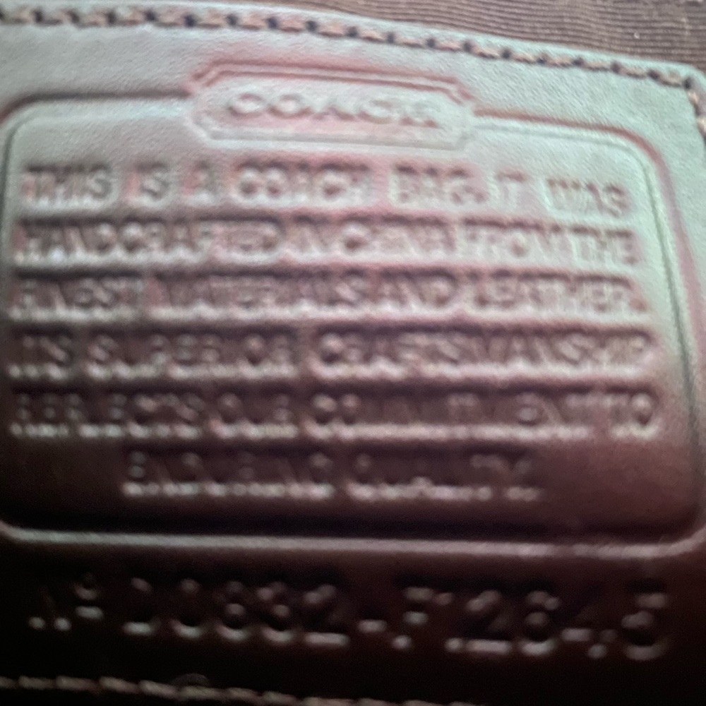 Coach Tote Canvas/Leather - Picture 6 of 10